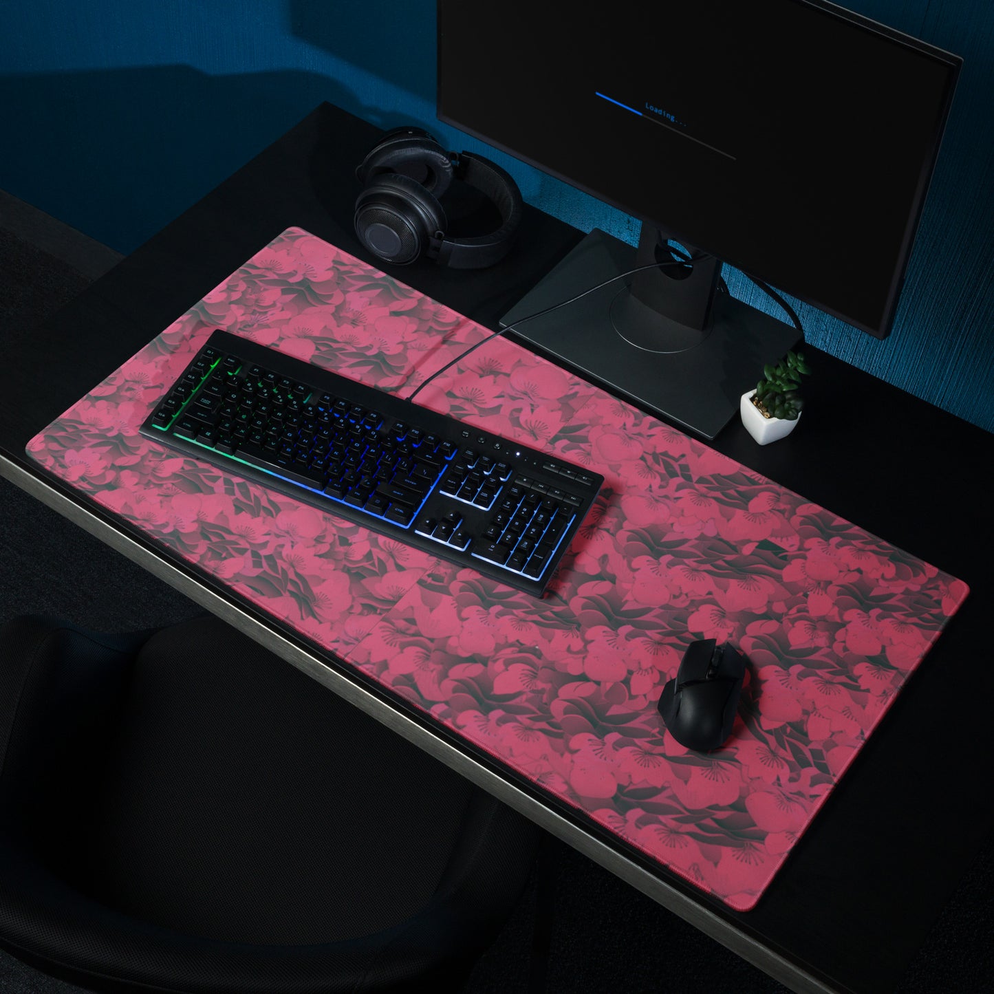 RNDMs Pink Flower Mouse Pad