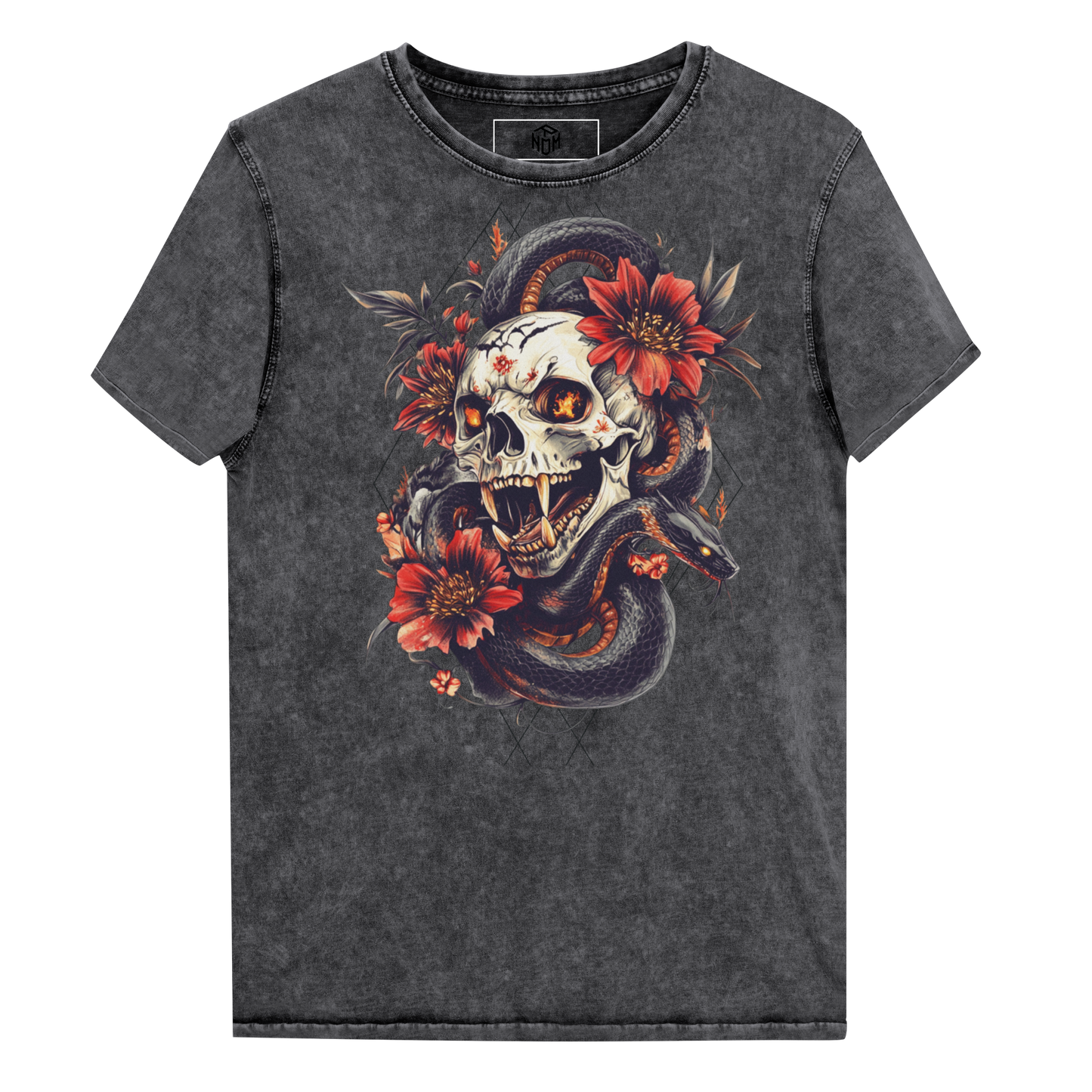 Skull Denim T-Shirt