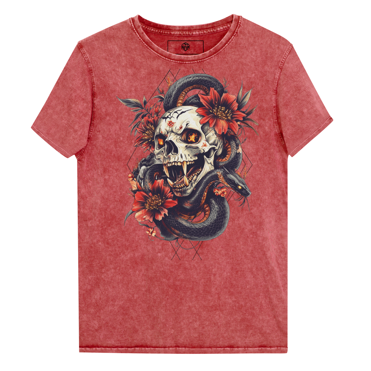 Skull Denim T-Shirt