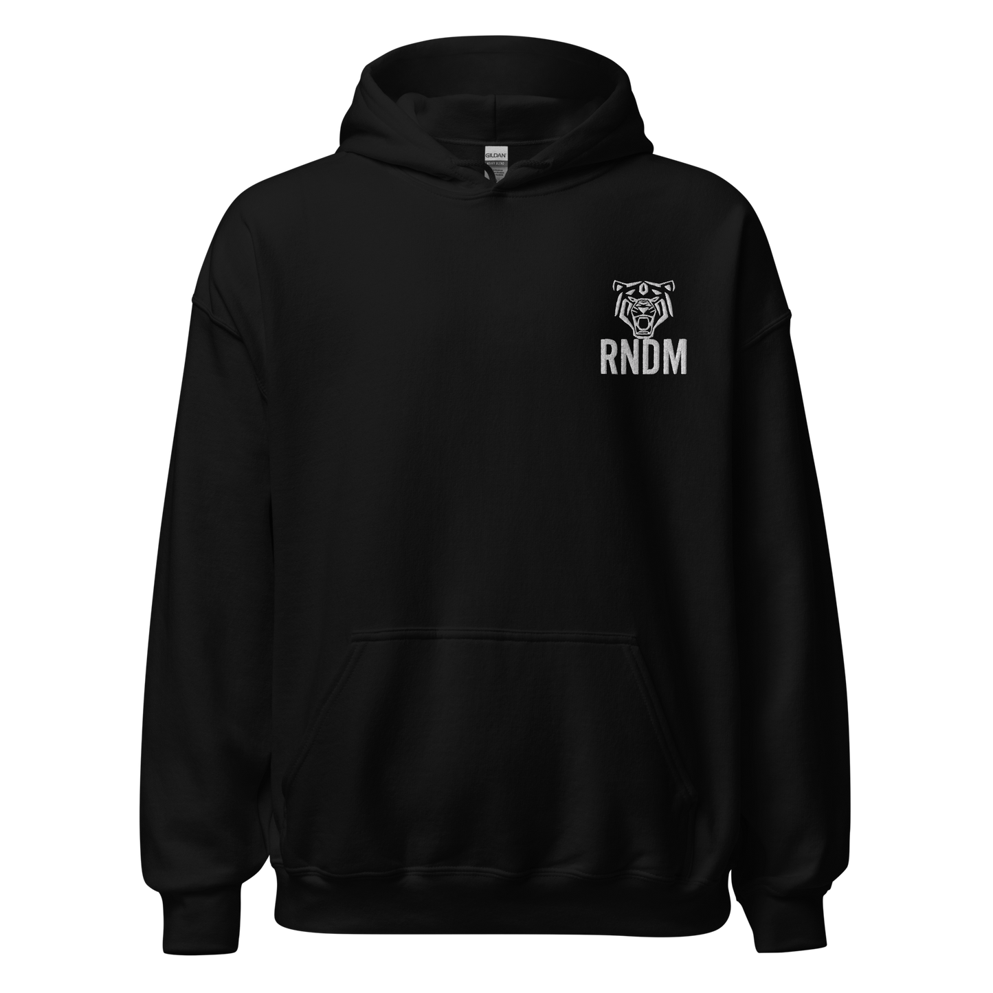 RNDMs Tiger Hoodie Black (Full Logo)