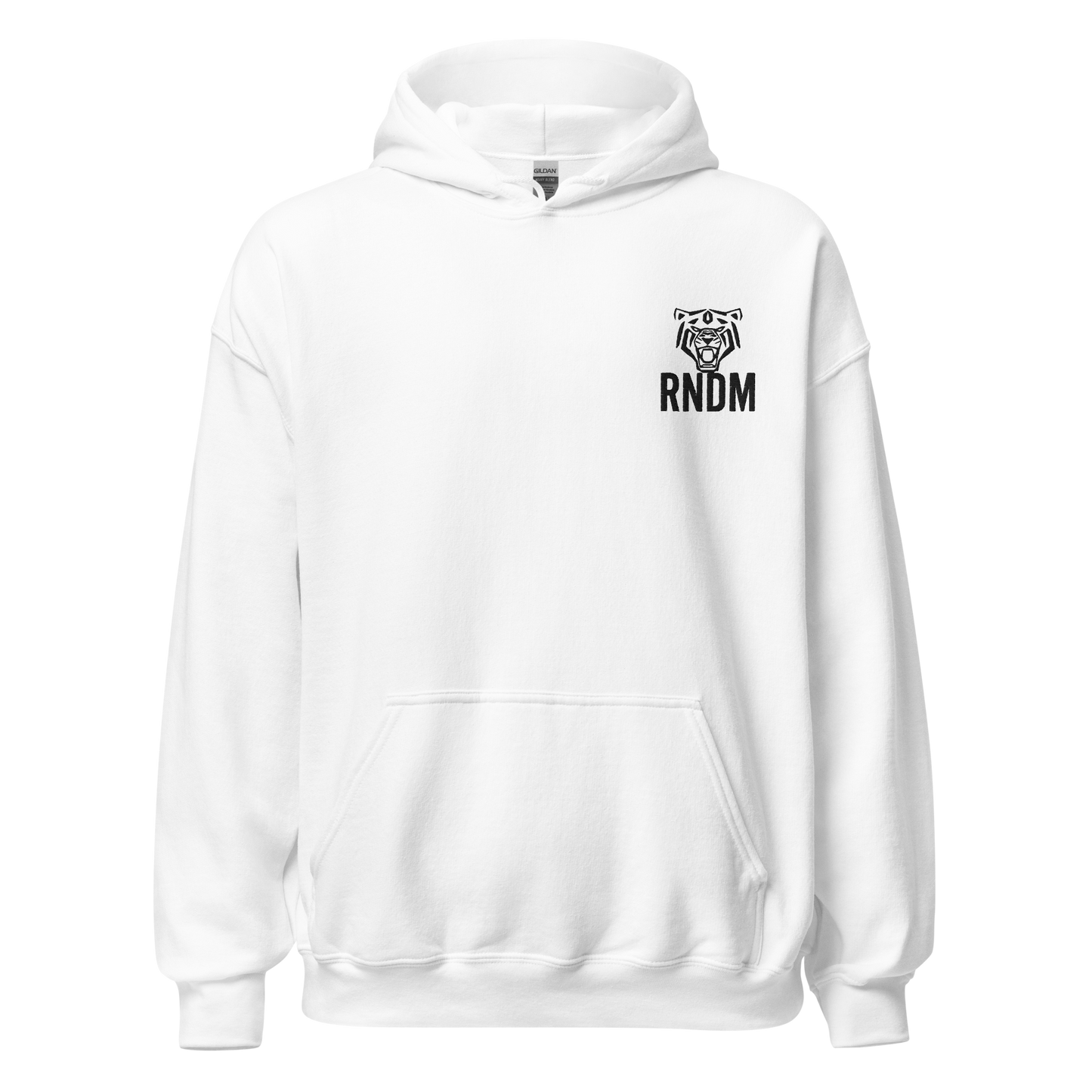 RNDMs Tiger Hoodie White (Full Logo)